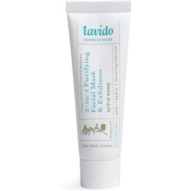 Lavido Pomegranate Seed Oil, Lemon, and Macadamia Gentle Exfoliator Cream