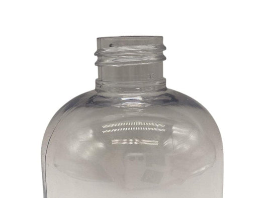 Natural Farms 12 Pack – 8 oz - Clear Boston Plastic Bottles – Black Flip Top Disc cap - for Essential Oils, Perfumes
