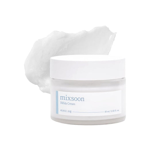 mixsoon Bifida Cream – Last layer Night Cream Hydrating & Strengthening Barrier, Gentle Moisturizer Face Cream for Healthy-Looking Skin 2.02 fl.oz / 60ml Korean Glass Skin Care
