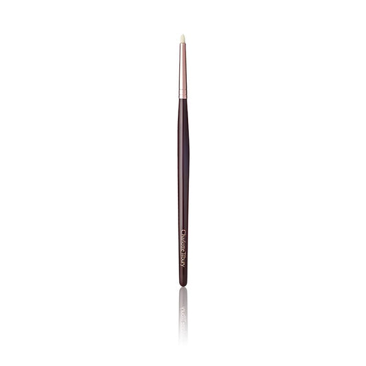 Charlotte Tilbury Eyeliner Brush - Rose Gold & Night Crimson Eyeliner Smudge Brush with a Luxurious Wooden Handle - Allows for Precise Application Along Lash Line
