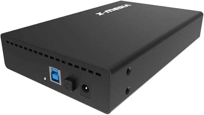 X-MEDIA 3.5-Inch USB 3.0 SATA I/II/III Aluminum Hard Disk Drive HDD External Enclosure Case [XM-EN3251U3-BK]