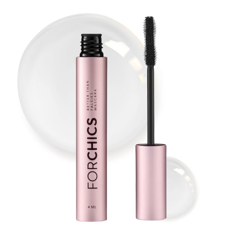 Nourishing Mascara | Growth & Strengthening Formula for Thicker, Healthier Lashes - Volumizing Black Treatment