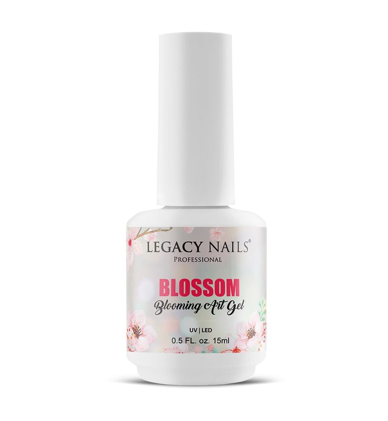 Legacy Nails Professional BLOSSOM ART GEL 0.5oz. - Clear Blooming Gel for Stunning Nail Art Effects, Marble, Tie-Dye & Floral Designs – Easy Application, Long-Lasting, UV/LED Curable