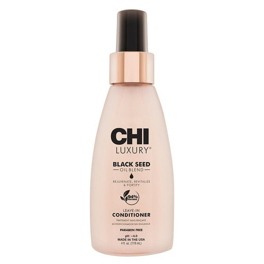 CHI Luxury Black Seed Oil Leave-In Conditioner - Moisturizing Treatment for Stronger Hair | 4 Oz, Sulfate & Paraben-Free