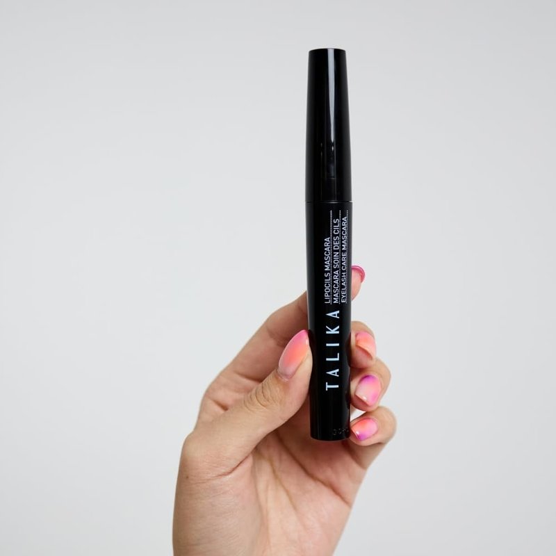 Talika Lipocils Water Resistant Mascara - Black- Non-Smudge Formula, Natural Lash Enhancement, Quick Definition, Improved Lashes in 14 Days, Volumizing, Strengthening, Curling, Darkens Over Time