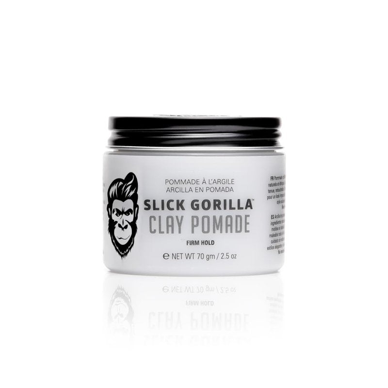 Slick Gorilla Clay Pomade for Men - Firm Hold Hair Clay with Natural Matte Finish | 2.5 oz (75 ml)