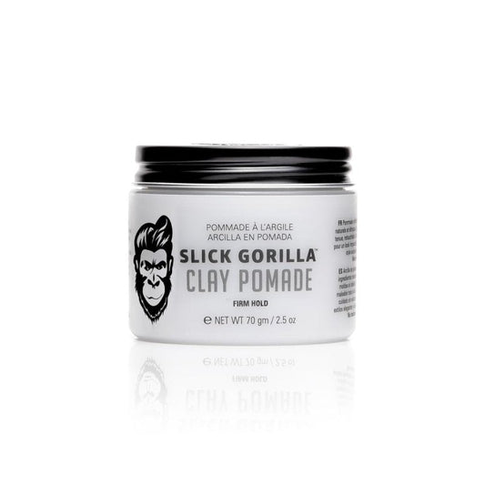 Slick Gorilla Clay Pomade for Men - Firm Hold Hair Clay with Natural Matte Finish | 2.5 oz (75 ml)