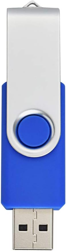 Aiibe 10 Pack 4GB Flash Drive USB Flash Drive Thumb Drives USB 2.0 Memory Stick Wholesale/Lot/Bulk (4GB, 10 Pack, Blue)