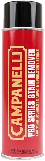 Campanelli Pro Series Stain Remover Point & Spray Carpet & Upholstery Cleaner for Pet Stains & Odors, Food Stains, Wine, Coffee, Dirt and More! â 18oz Aerosol