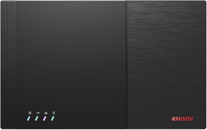 Asustor Flashstor 12 Pro Gen 2 FS6812X 12 Bay All-SDD NAS Storage, Quad-Core 2.3GHz CPU, Dual USB 4 Ports, Dual 10GbE Port, 16GB ECC RAM DDR5,Network Attached Storage with 4 x 2TB NVMe SSD
