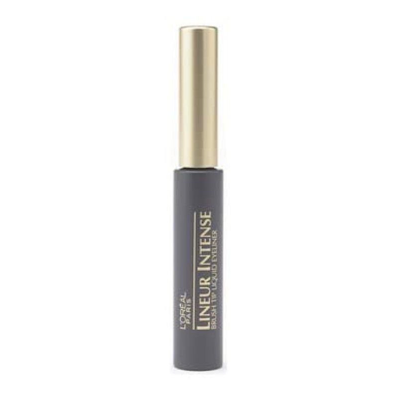 L'Oreal Paris Makeup Lineur Intense Brush Tip Liquid Eyeliner, Black, 0.24 fl oz.