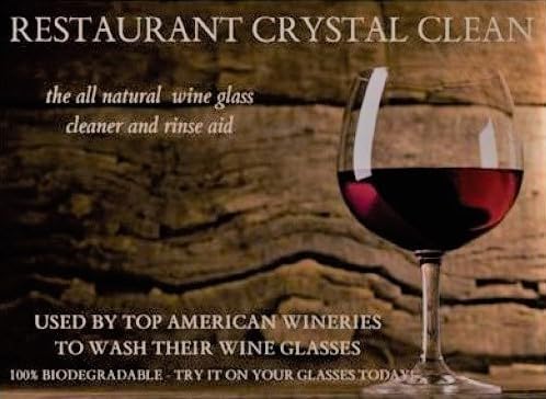 Professional Wine Glass Cleaner and Crystal Cleaning Liquid -16 oz.