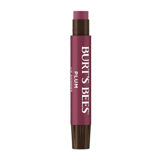 Burt's Bees Lip Shimmer - 100% Natural Moisturizing Lip Color in Plum | 1 Tube