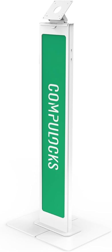 Brandable VESA Floor Stand for Screens Up to 32 Inches - White