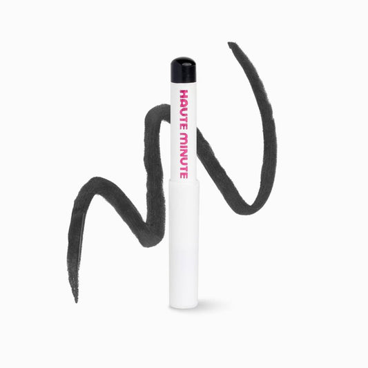 Haute Minute Makeup Mini Everlasting Eyeliner, Smooth Glides Eyeliner Pencil, Longwearing Eye Makeup, Vegan - Black