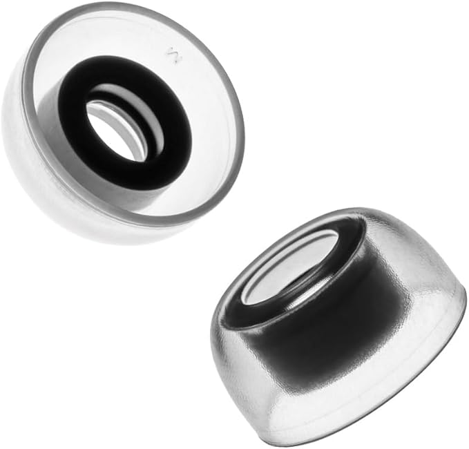 AZLA SednaEarfit Crystal for Bose Earbuds 2 Pair - Bose Earbuds Replacement Tips - Compatible with Bose Quietcomfort Ultra Earbuds, Bose QC Earbuds II (L)