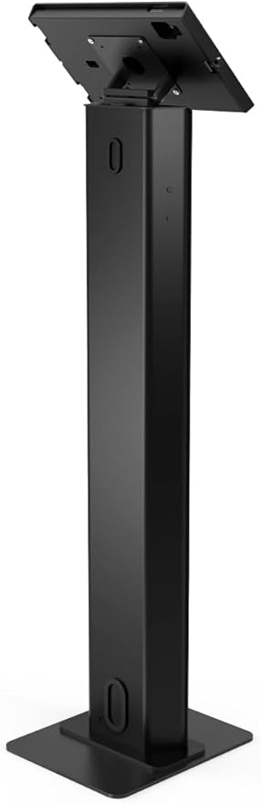 Compulocks iPad Pro M4/M5 Apex Enclosure Brandable Floor Stand – Secure Tablet Display Stand, Kiosk Mount, Stand for Touchscreen Tablets, Digital Signage, POS Display - Black