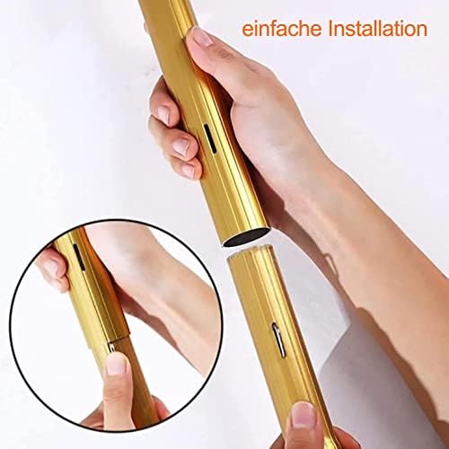 Glass Cleaning Brush Home Water Fed Telescopic Pole Kit Solar Panel Brush Rotating for Photovoltaic Panelï¼Extendable Window Cleaning Pole Kit with Steel Buckle Fixing and 20m Water Supply Ho