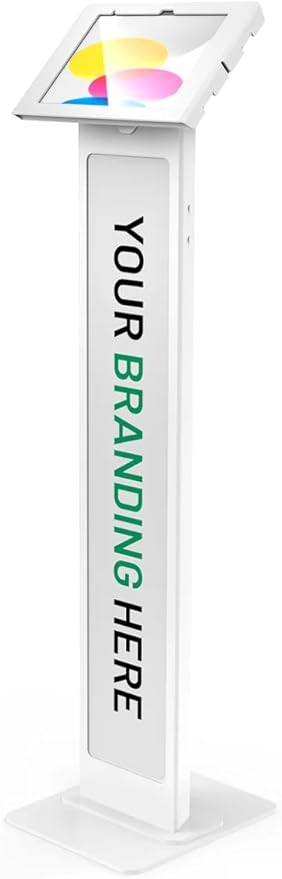 Compulocks iPad Floor Stand – Apex BrandMe, 10th/11th Gen (A16), White