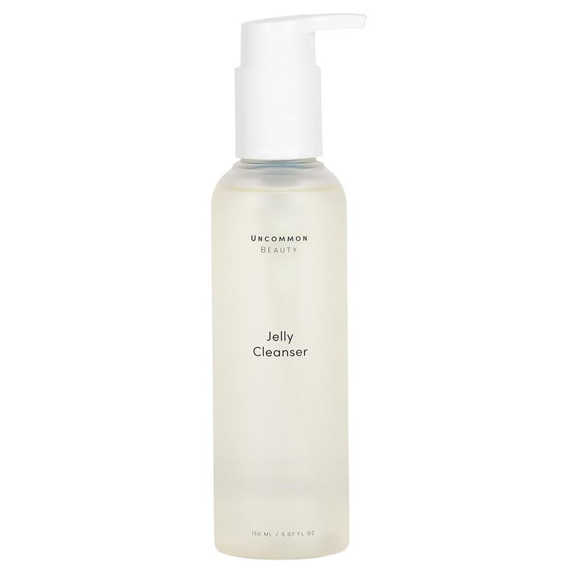 Uncommon Beauty Jelly Cleanser - Daily Gentle Face Wash and Makeup Remover with Aloe Vera Gel - All Skin Types, Vegan, Cruelty Free, Synthetic Fragrance Free, 5.07 FL OZ