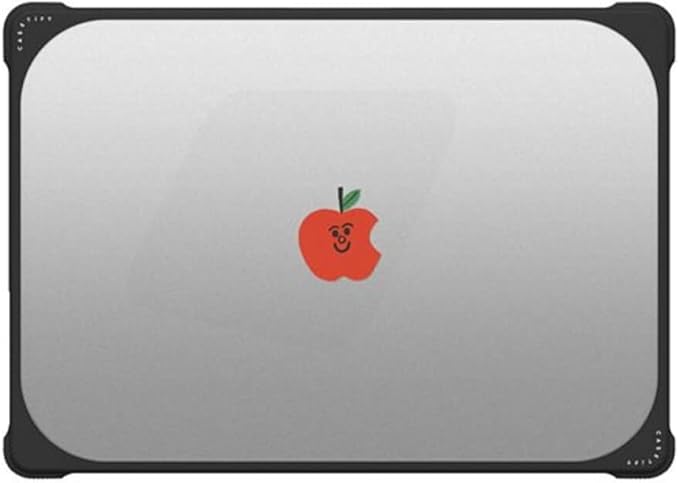CASETiFY Bounce MacBook Pro 16-inch (M1-M5) Case [Enhanced Protective Corner Design/Ventilation Cutouts/Anti-Slip Grip] - Apple MacBook Case by Tess Smith-Roberts - Clear Black