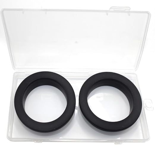 BOPOREAE 2 Pcs 2-7/16" Drill Hole, 1-15/16" ID Silicone Rubber Grommets for Wiring, Large Top Hat Grommets for Tube Cable, Waterproof L-Shape O-Ring Seal Hose Gasket in Hydroponic Irrigation System