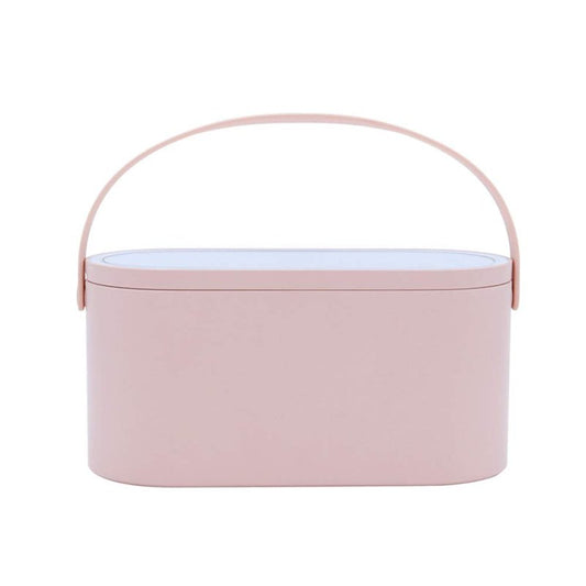 AMYESE 2025 Makeup Case with Mirror, Portable Cosmetics Box with LED Lighted Mirror for Bedroom, Travel, Multi-purpose Makeup Organizer Carrying Storage Case, Travel Size, Gift for Mom Ladies Girls