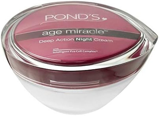 Ponds Age Miracle Night Cream - Anti-Aging Hydration for Youthful Skin | 50g
