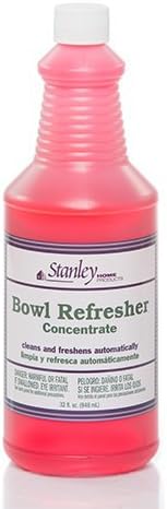 Stanley Toilet Bowl Cleaner & Deodorizer Concentrate 32 oz – Wild Rose Scent – Septic‑Safe Bowl Refresher – Cleans Stains & Residue with Each Flush (Pack of 6)