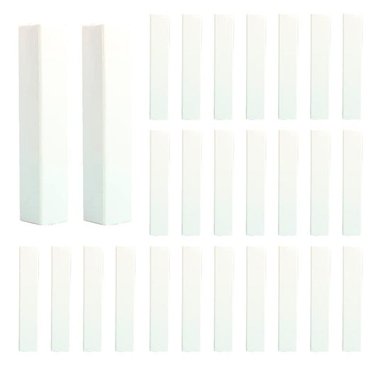 COSIDEA 50 PCS Empty White Lip Gloss Boxes W21 xW21 xH121mm / 0.83*0.83*4.76 inch, Cosmetic Perfume / Mascara Box Packaging for Small Business Wholesale, small Kraft Paper Box Luxury Holder Wrapping