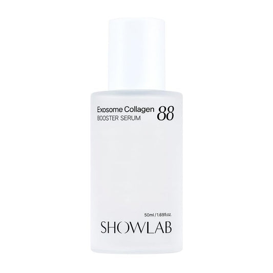 SHOWLAB Exosome Collagen 88 Booster Serum - Korean Face with 88% Collagen Extract, 9 Peptides, Hyaluronic Acid, Niacinamide - Anti-Aging Firming Serum for All Skin Types, 1 oz