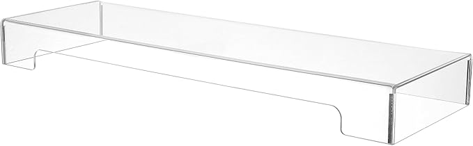 Cabilock Acrylic Keyboard Dust Cover Transparent Protective Cover for 104-Key Mechanical Keyboards 18.70X6.10X1.96In Waterproof Keyboard Protector for Home and Office