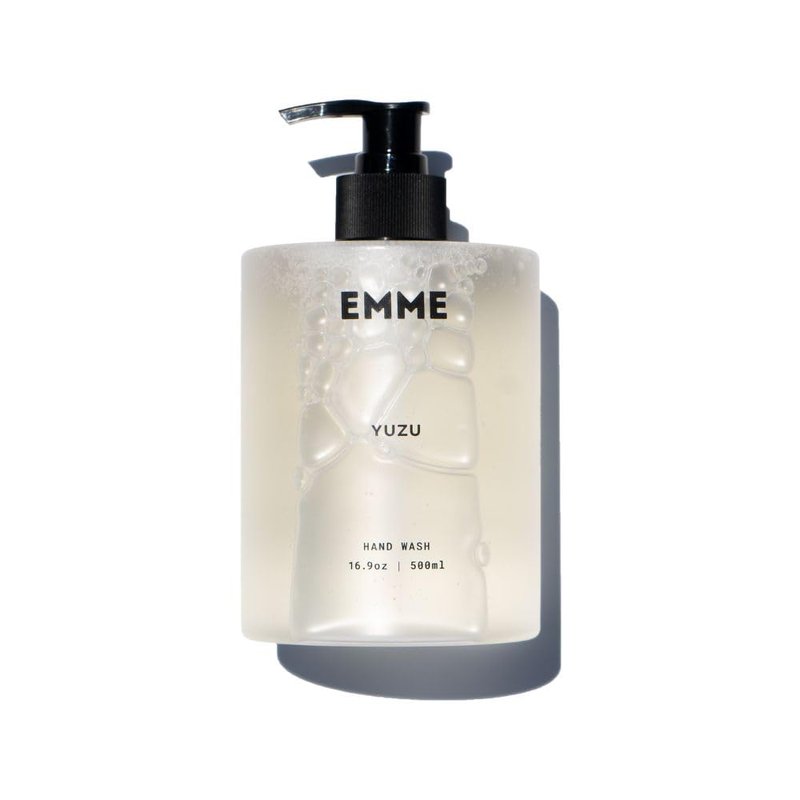EMME nyc Hand Wash - Scented Liquid Hand Soap, Gentle Formula, Natural, Non-Toxic, Refillable Bottle 16.9 oz (Yuzu)
