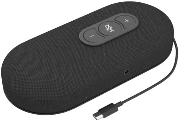RayBit USB Speakerphone, Conference Computer Speakers with Microphone for Home Office Calls, 360 Degree Enhanced Voice Pickup, Noise Reduction, Echo Cancellation, Compatible with Zoom, Teams, Skype