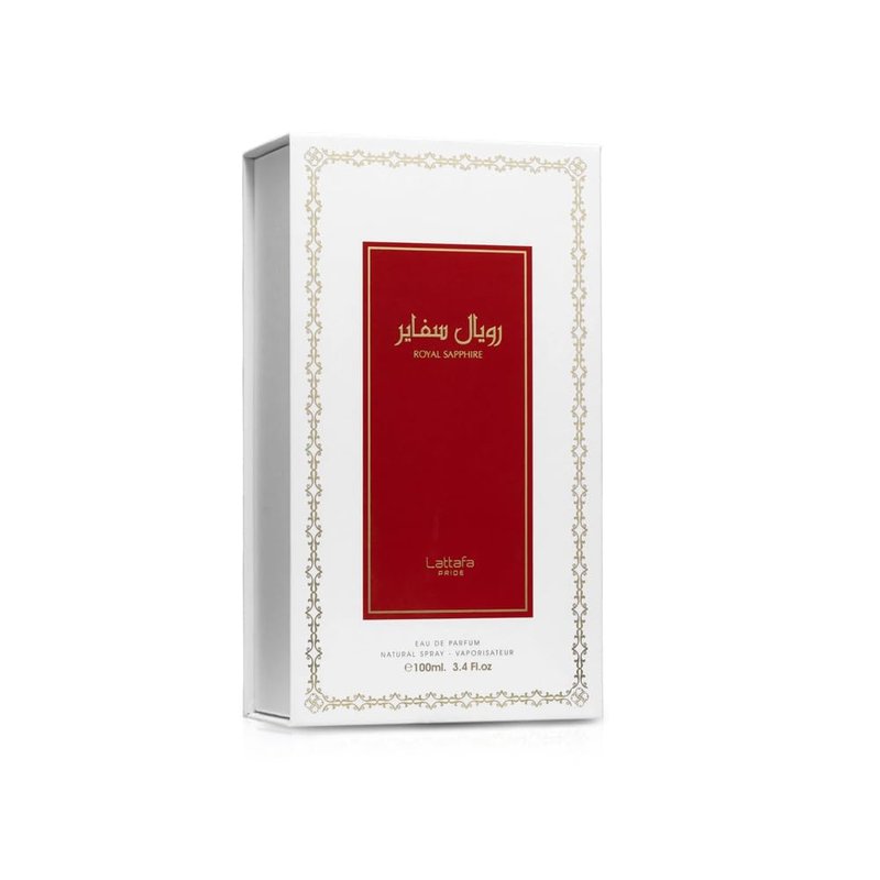 Lattafa Perfumes Royal Sapphire for Unisex Eau de Parfum Spray, 3.4 Ounce