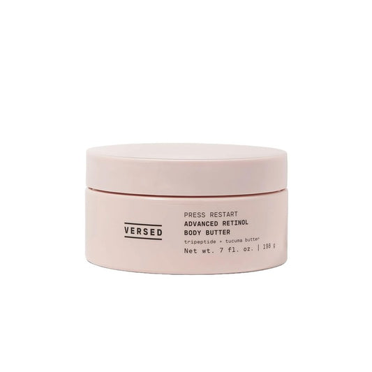 Versed Advanced Retinol Body Butter - Encapsulated Retinol Body Lotion & Skin Firming Cream - Infused with a Tripeptide & Vitamin-Rich Butters to Repair and Renew Dry Skin (7 oz)