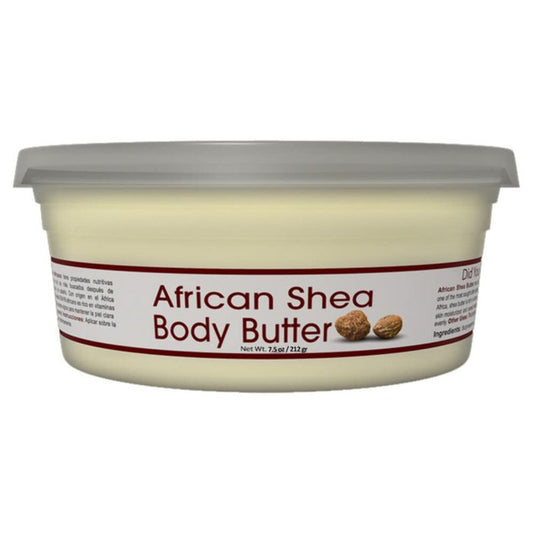 OKAY White Shea Butter for Hair and Skin - Raw African Shea Butter for Women and Men, Daily Moisturizer for Face and Body, Helps with Stretch Marks, Soothes Dryness - 7.5 Oz Jar (Pack of 2)