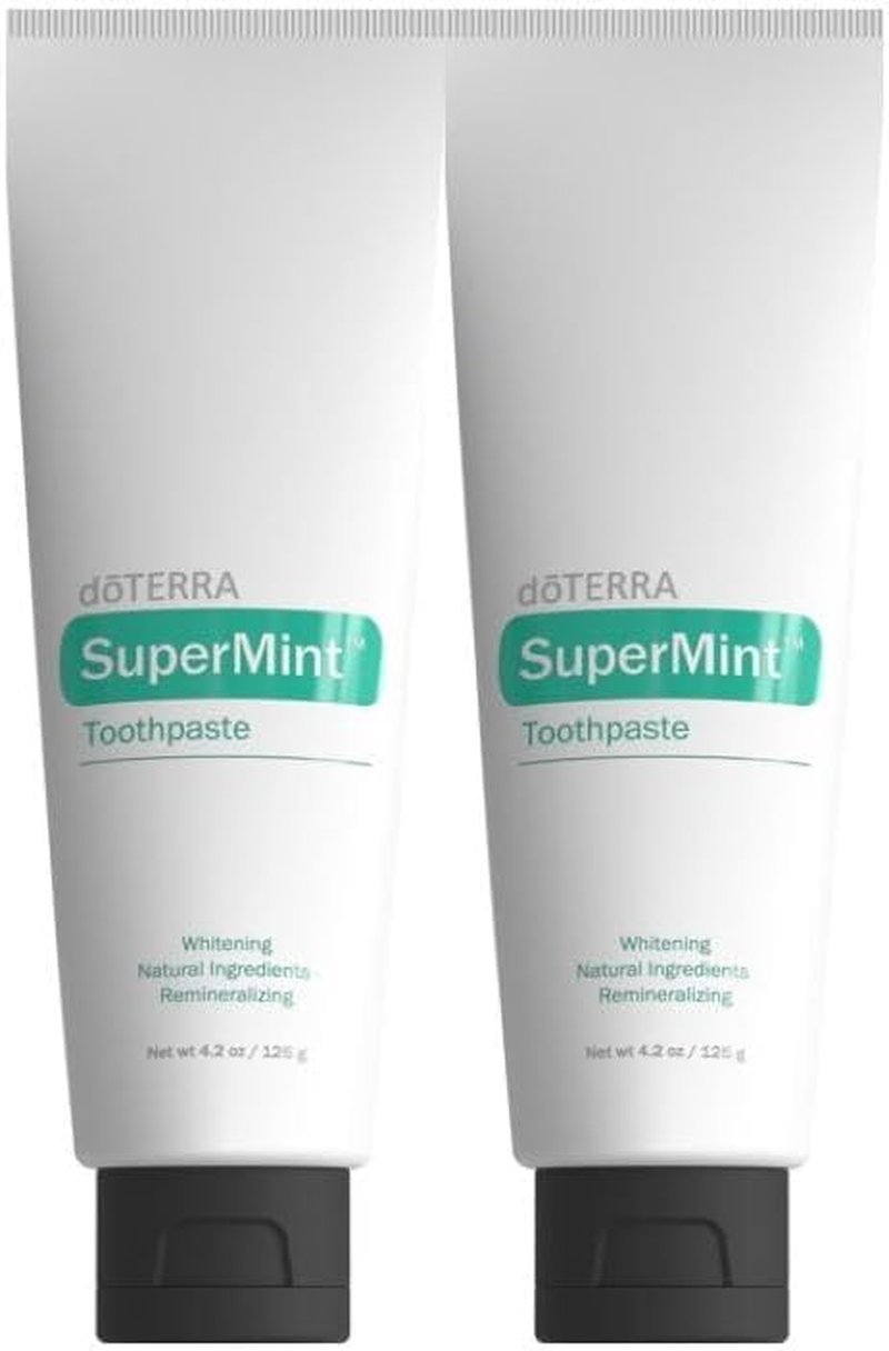 doTERRA SuperMint Toothpaste - Natural Whitening Formula | 125g Tube