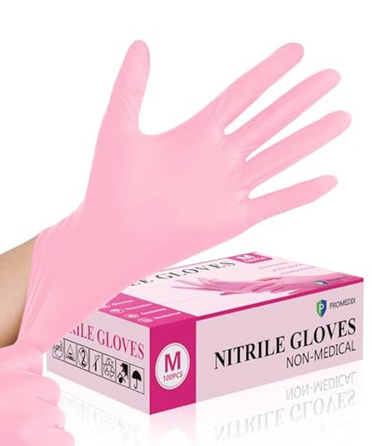 PROMEDIX P Nitrile Disposable Gloves,4mil Gloves Disposable Latex Free,Powder Free for Cooking,Household,Food safe