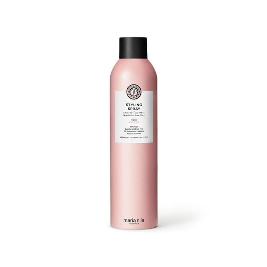 Maria Nila Styling Spray, Hold 2/5, Adds Shine & Reduces frizz, Antioxidant Preserves Hair Color, 100% Vegan & Sulfate/Paraben free, 13.5 Fl Oz