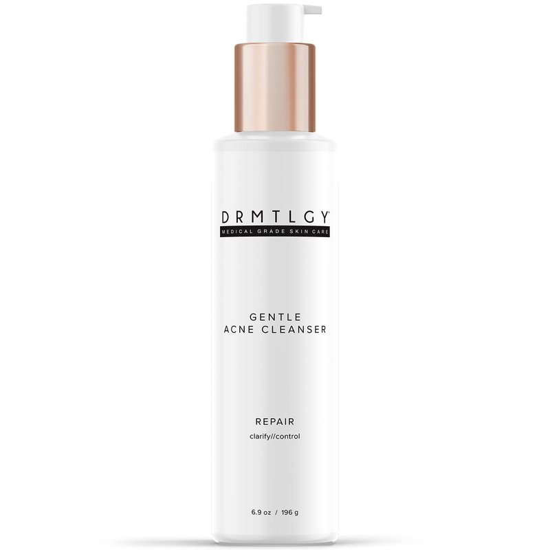 DRMTLGY Acne Cleanser - Oil-Free Salicylic Acid Cleanser & Face Wash for Acne Prone Skin