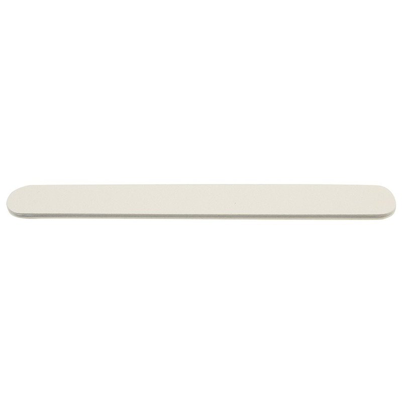 ForPro White Foam Board, 180/240 Grit, Mylar Manicure and Pedicure Nail File, 7” L x .75” W, 50-Count
