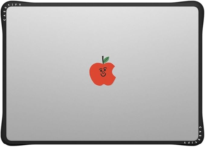 CASETiFY Impact MacBook Air 13.6" (M2-M5) Case [Cushioned Impact Corners/Scratch-Resistant/Anti-Slip Grip] - Apple MacBook Case - Clear Black