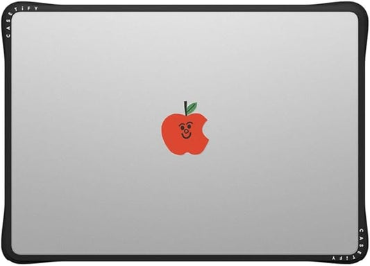 CASETiFY Impact MacBook Air 13.6" (M2-M5) Case [Cushioned Impact Corners/Scratch-Resistant/Anti-Slip Grip] - Apple MacBook Case - Clear Black