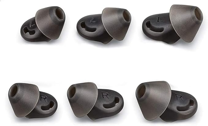 Wiki VALLEY Voyager 6200 UC Eartips Replacement,in-Ear Gels Kit for Plantronics 6200 UC/Backbeat Go 410 Headphone-3 Pair Small