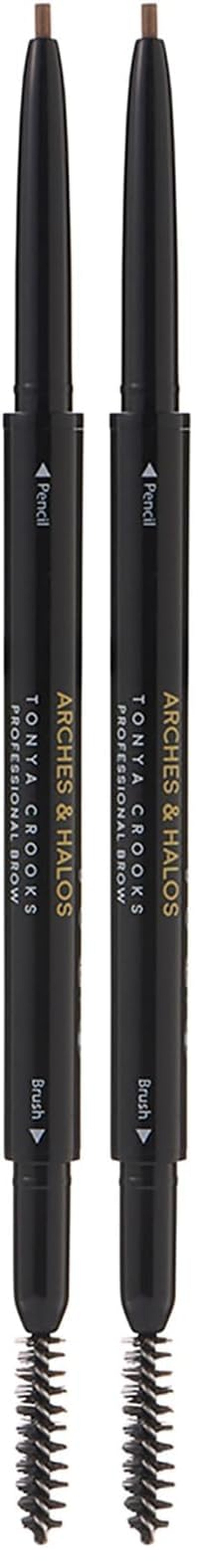 Arches & Halos Micro Defining Brow Pencil - For a Fuller and More Defined Brow, Long-Lasting, Smudge Proof - Vegan and Cruelty Free Makeup - Sunny Blonde, 0.003 oz (Pack of 2)