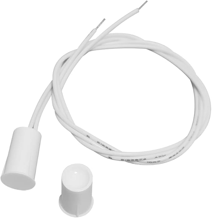 WESUA 5 Pack Magnetic Contacts Switch Window Door Sensor for Alarm System NC 3/8"