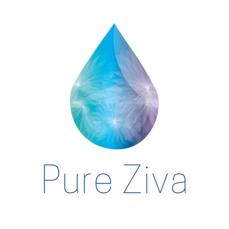 Pure Ziva Black Matte Cake Eyeliner & Pressed Eyeshadow, Water Activated Powder; Gluten & Cruelty Free