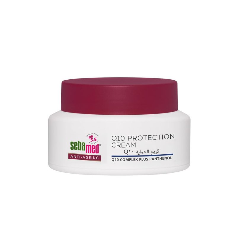 Sebamed Anti-Aging Q10 Protection Cream - 50ml | PH 5.5 for Sensitive Skin, Reduces Wrinkles in 28 Days