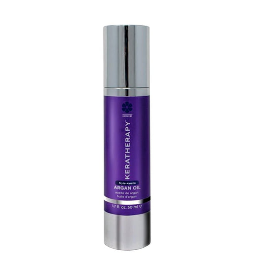 KERATHERAPY Keratin Infused Argan Oil, 1.7 fl. oz., 50 ml - Repairing Hair Care for Dry Damaged Hair, Frizz, Flyaways & Easy Styling - Kerabond Technology for Smooth, Soft, & Shiny Tresses